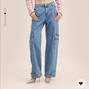 Mango pocket cargo jeans